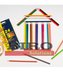 Creioane colorate MARCO SuperbWriter, 24 culori, 4100-24CB